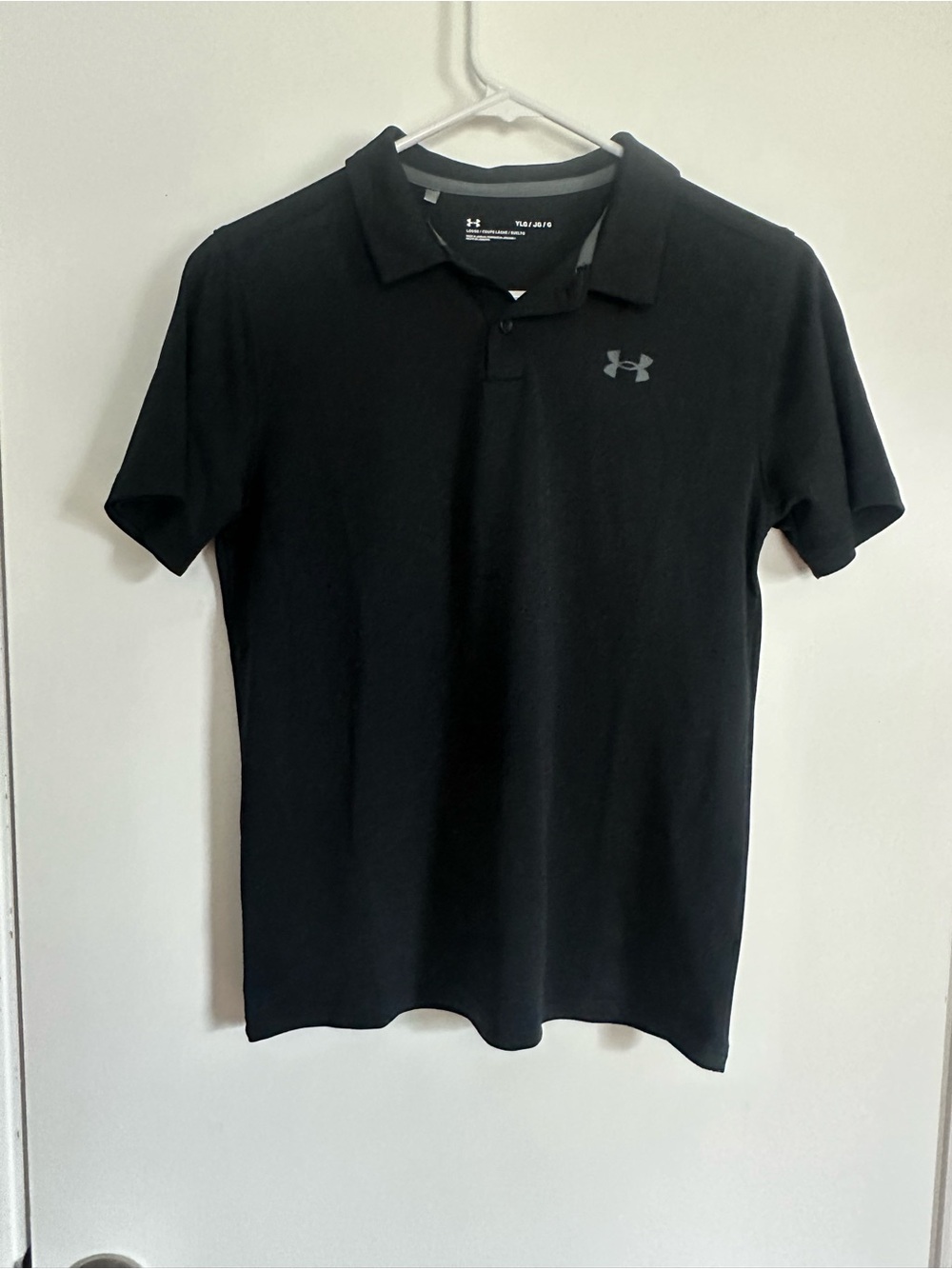 Under Armour Boy’s Black Performance Polo